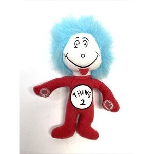 Dr. Seuss Cat in the Hat THING 2 plush stuffed toy Kelloggs toy 4 inch